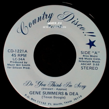 Gene Summers & Dea - Do You Think I'm Sexy / The Clown side A