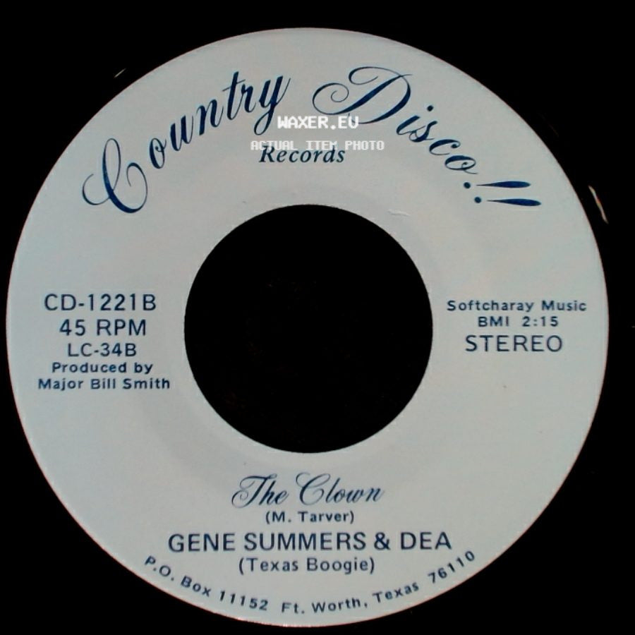 Gene Summers & Dea - Do You Think I'm Sexy / The Clown side B