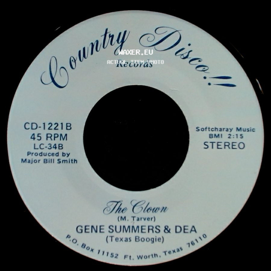 Gene Summers & Dea - Do You Think I'm Sexy / The Clown side B