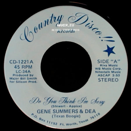 Gene Summers & Dea - Do You Think I'm Sexy / The Clown side A