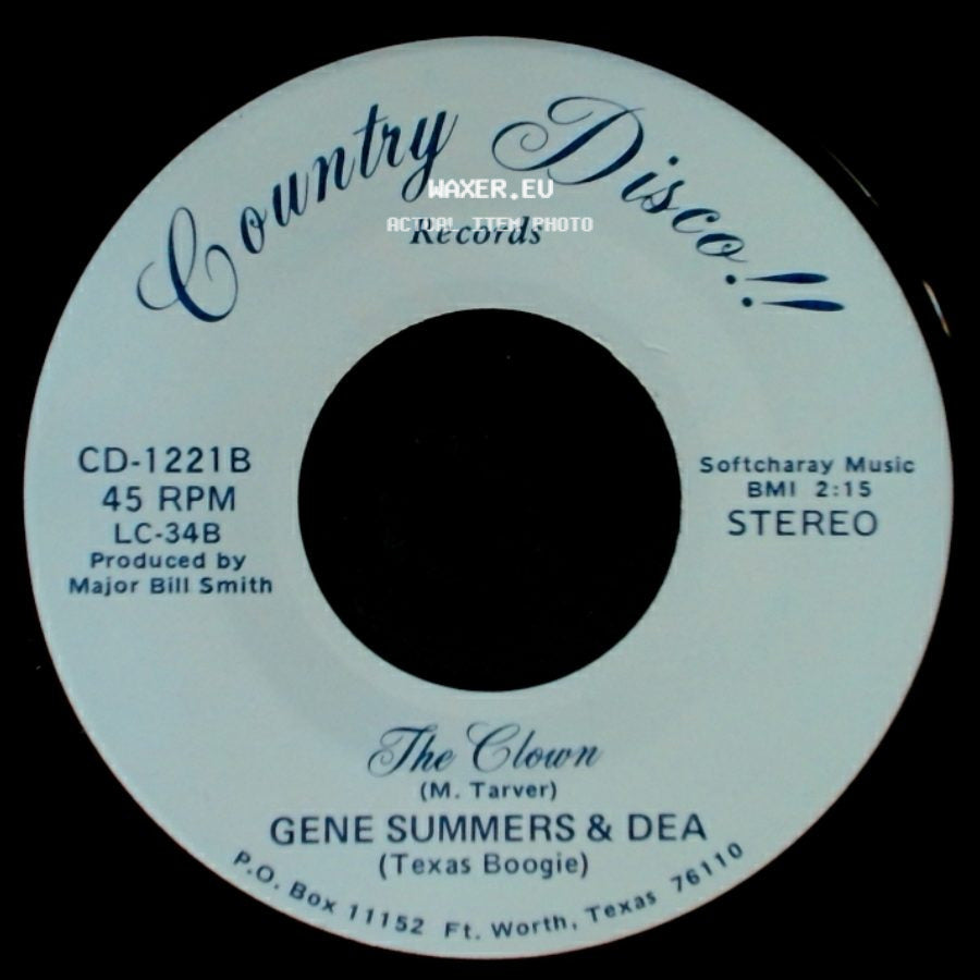 Gene Summers & Dea - Do You Think I'm Sexy / The Clown side B