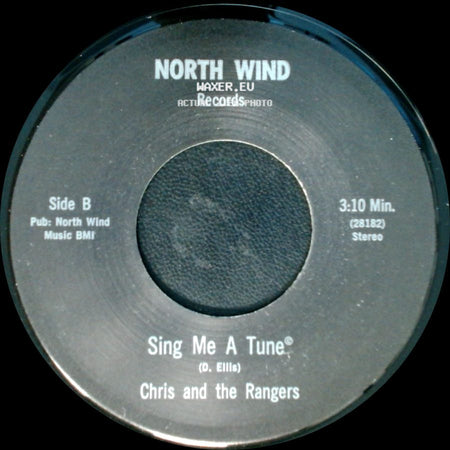 Chris And The Rangers - Please Think It Over / Sing Me A Tune side B