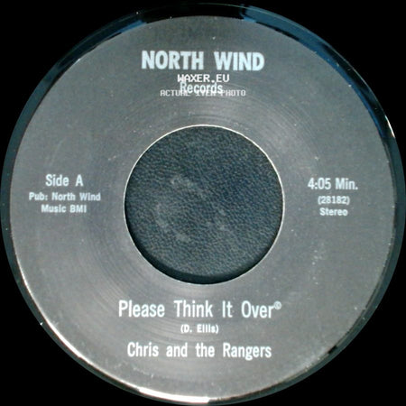 Chris And The Rangers - Please Think It Over / Sing Me A Tune side A