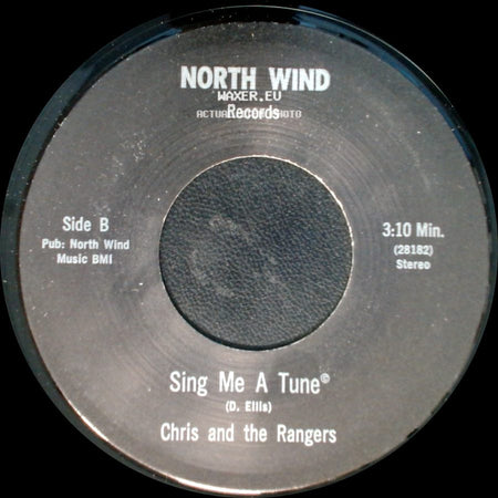 Chris And The Rangers - Please Think It Over / Sing Me A Tune side B