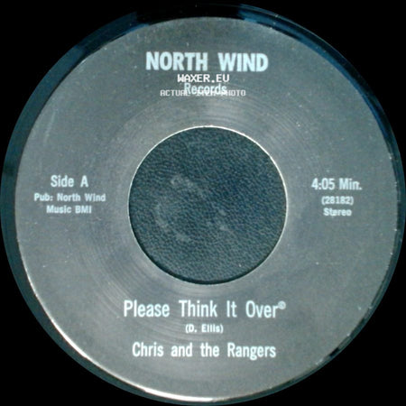 Chris And The Rangers - Please Think It Over / Sing Me A Tune side A