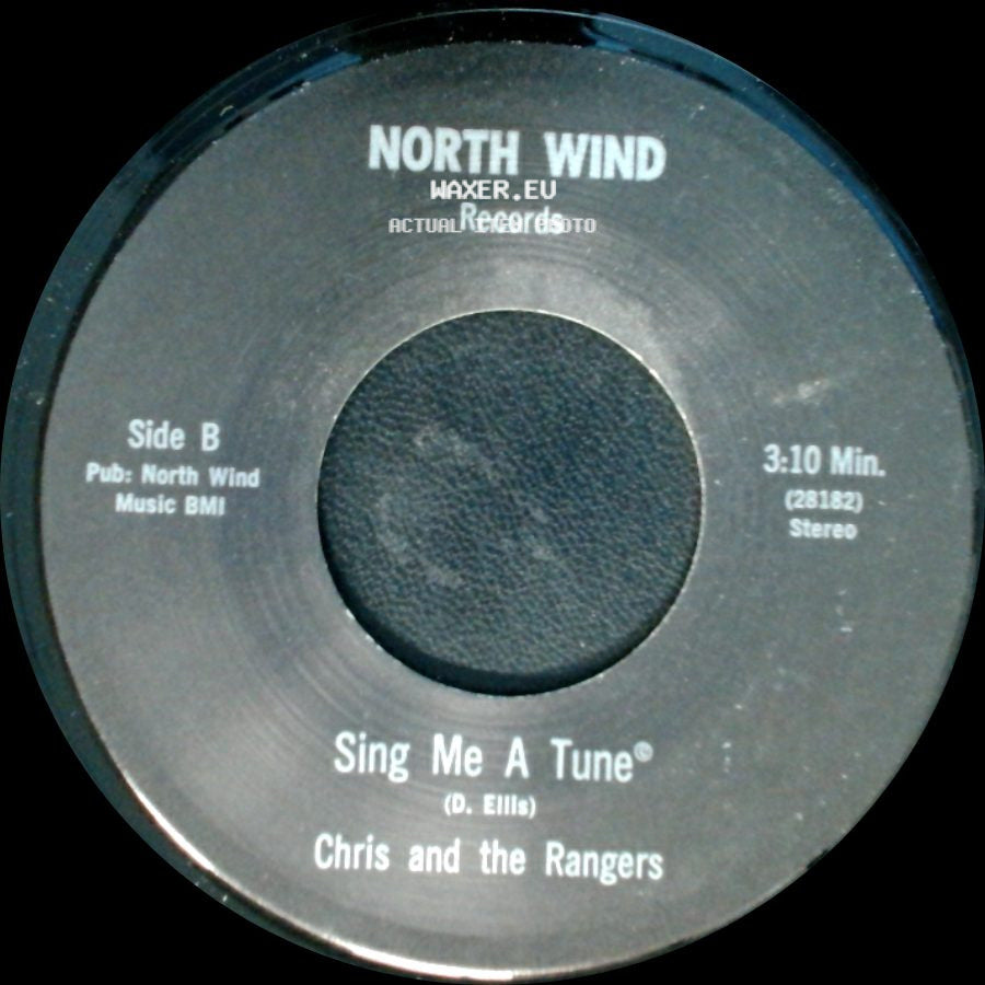 Chris And The Rangers - Please Think It Over / Sing Me A Tune side B