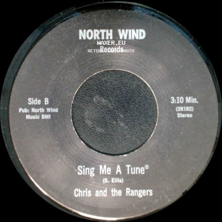 Chris And The Rangers - Please Think It Over / Sing Me A Tune side B