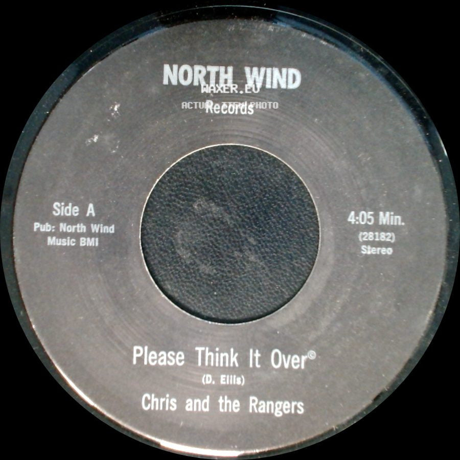 Chris And The Rangers - Please Think It Over / Sing Me A Tune side A