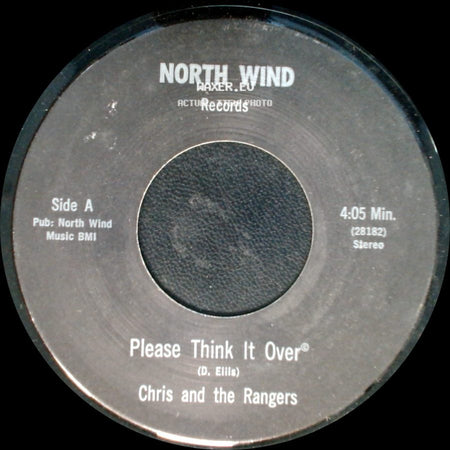 Chris And The Rangers - Please Think It Over / Sing Me A Tune side A