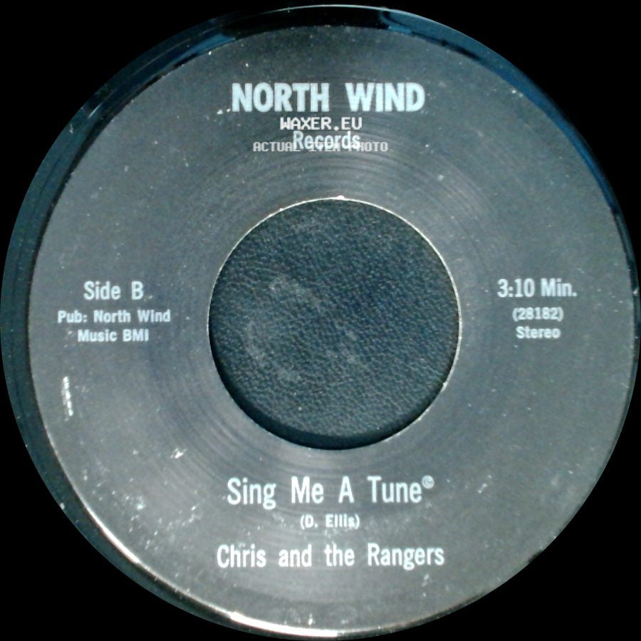 Chris And The Rangers - Please Think It Over / Sing Me A Tune side B