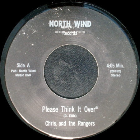Chris And The Rangers - Please Think It Over / Sing Me A Tune side A