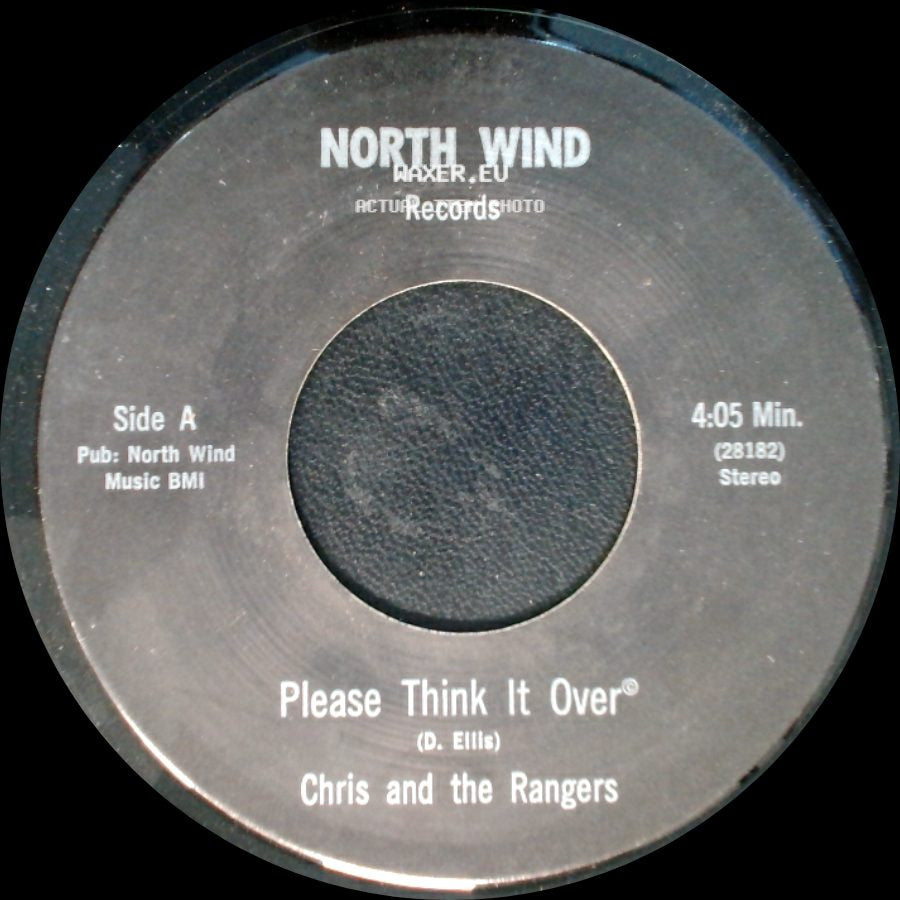 Chris And The Rangers - Please Think It Over / Sing Me A Tune side A