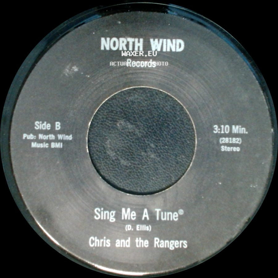 Chris And The Rangers - Please Think It Over / Sing Me A Tune side B