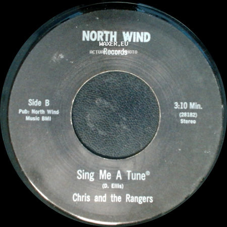 Chris And The Rangers - Please Think It Over / Sing Me A Tune side B
