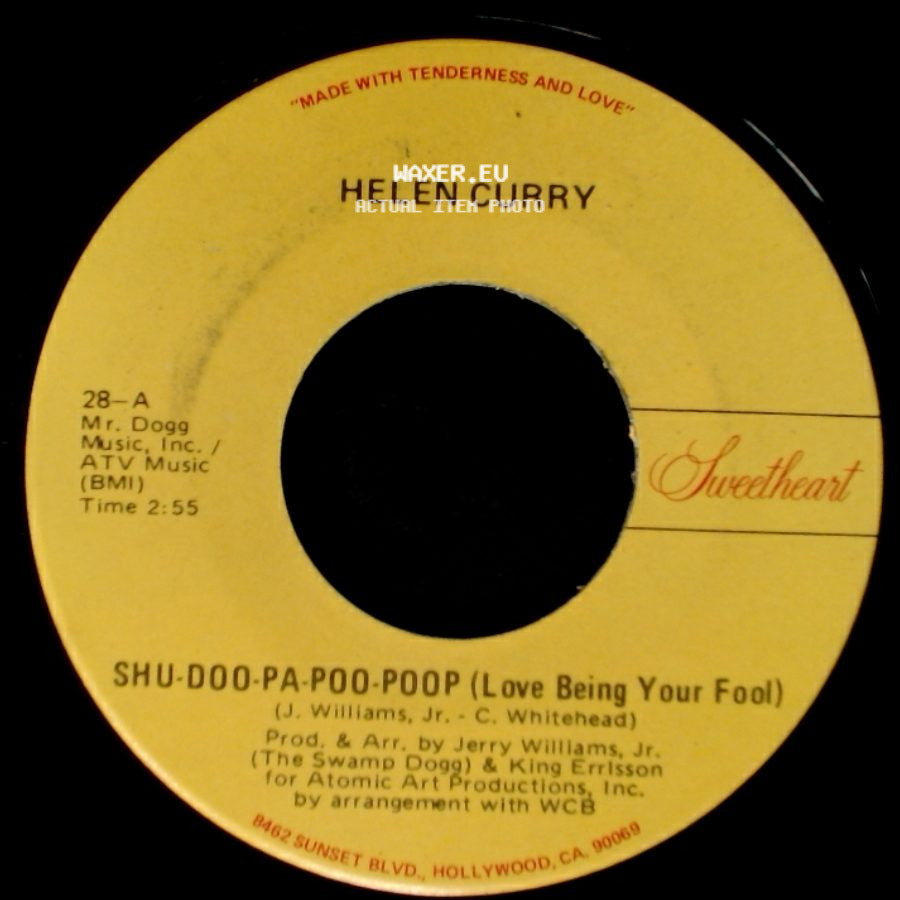 Helen Curry - Shu-Doo-Pa-Poo-Poop (Love Being Your Fool) / Such A Thrill I Feel (When You Hold My Hand) side A