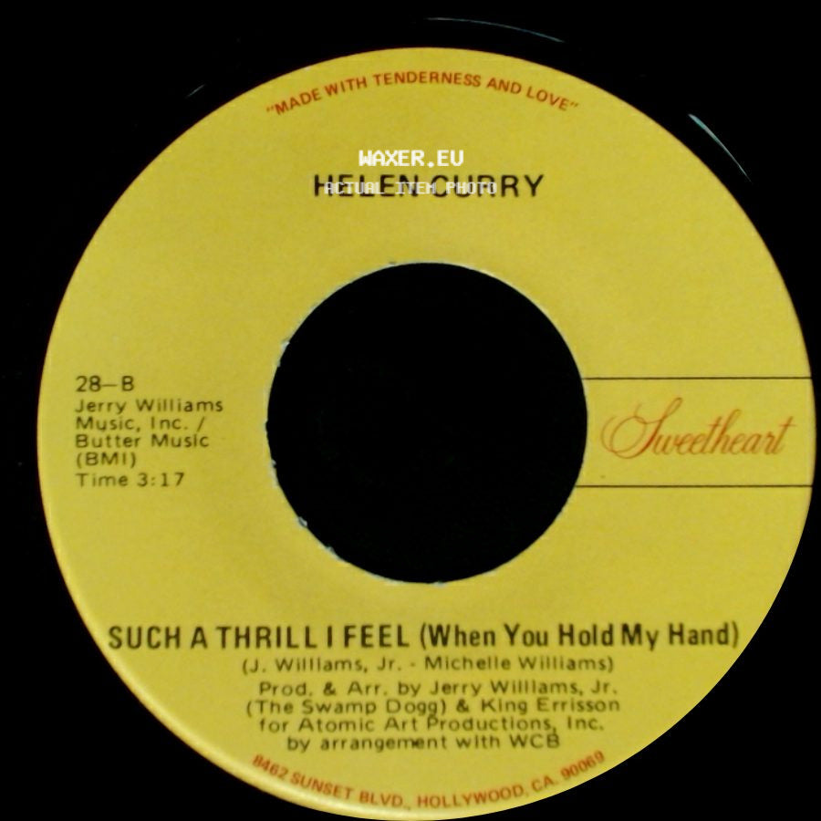 Helen Curry - Shu-Doo-Pa-Poo-Poop (Love Being Your Fool) / Such A Thrill I Feel (When You Hold My Hand) side B