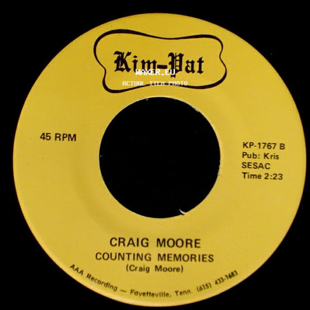 Craig Moore - Counting Memories / I Need Your Loving side A