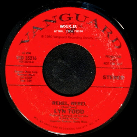 Lyn Todd - Rebel Rebel / Rebel Rebel side A