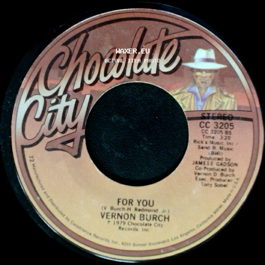 Vernon Burch - Once Again In My Life / For You side B