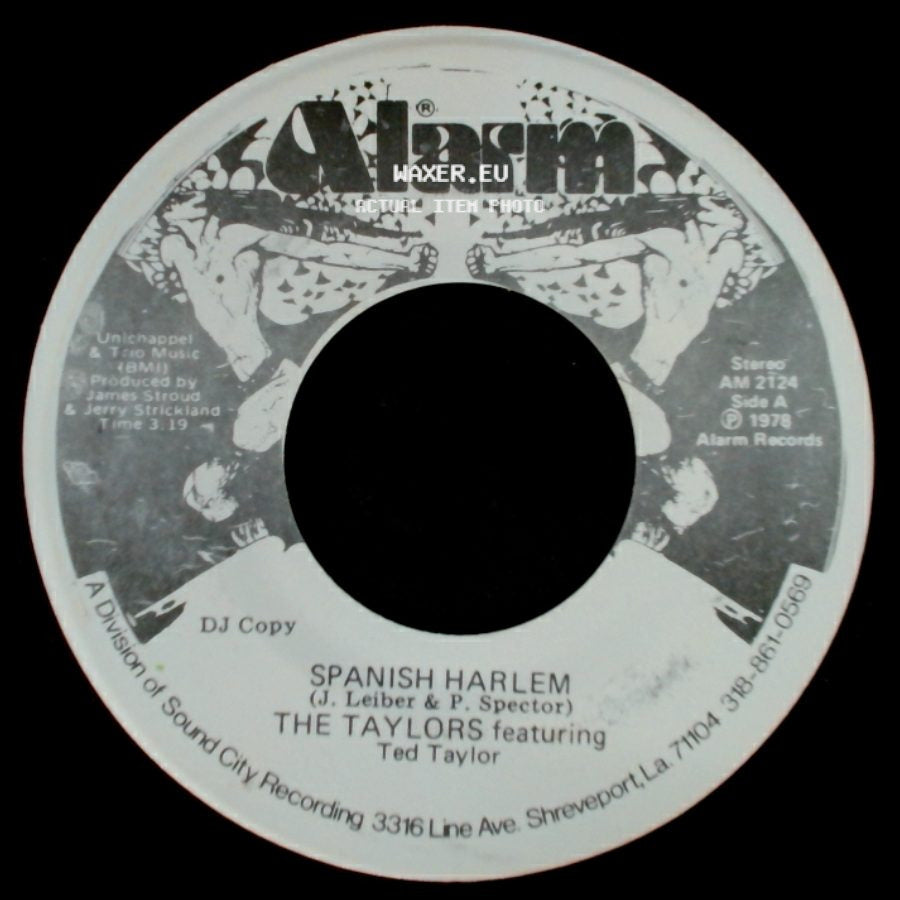 The Taylors Featuring Ted Taylor - Spanish Harlem / Spanish Harlem side B