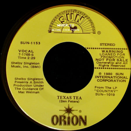 Shelby Singleton - Texas Tea / Texas Tea side A