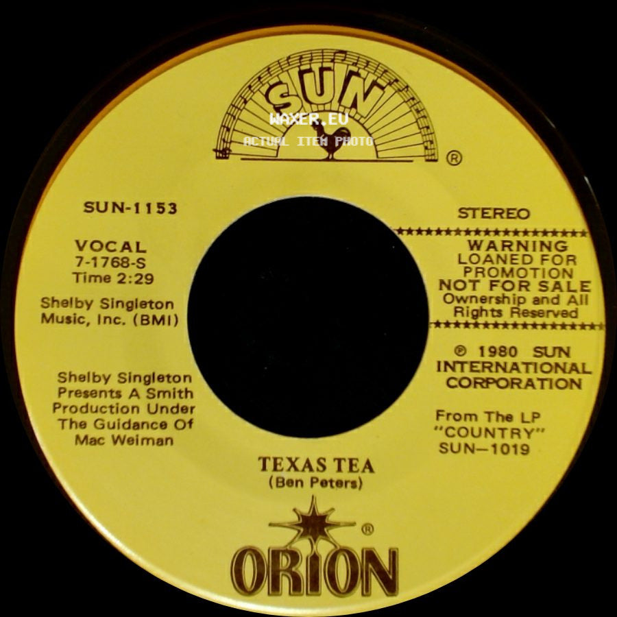 Shelby Singleton - Texas Tea / Texas Tea side B