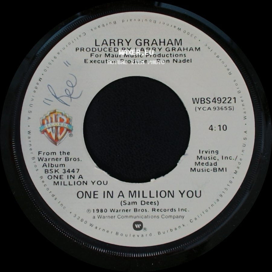 Larry Graham With Graham Central Station / Larry Graham - The Entertainer / One In A Million You side B