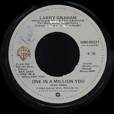 Larry Graham With Graham Central Station / Larry Graham - The Entertainer / One In A Million You side B