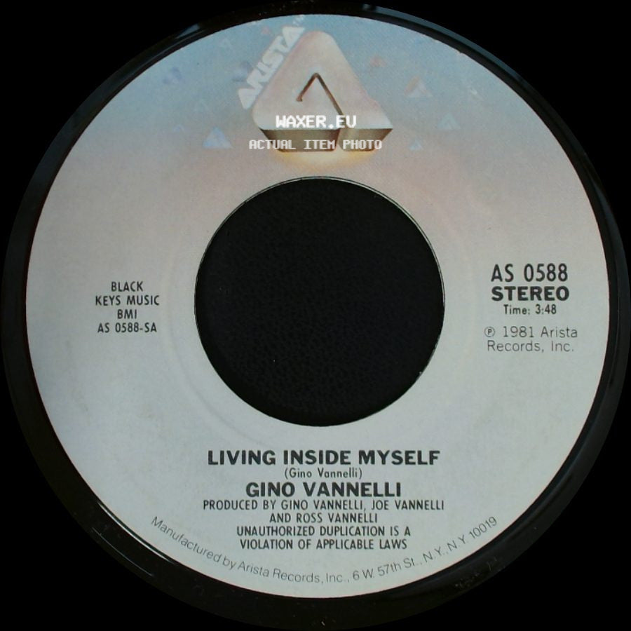 Gino Vannelli - Living Inside Myself / Stay With Me side A