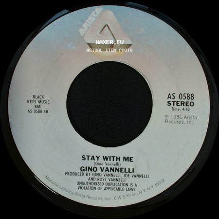 Gino Vannelli - Living Inside Myself / Stay With Me side B