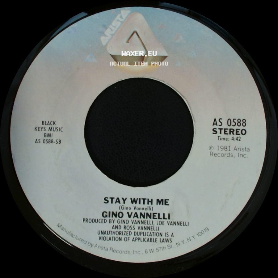 Gino Vannelli - Living Inside Myself / Stay With Me side B