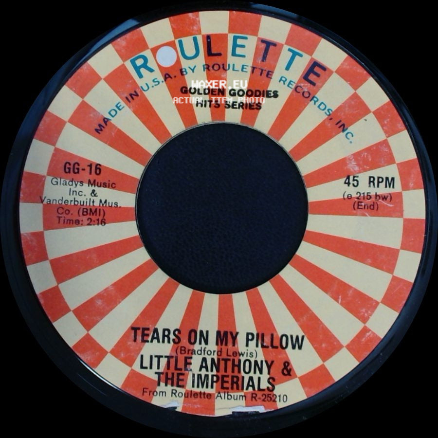 Little Anthony & The Imperials - A Prayer And A Juke Box / Tears On My Pillow side B