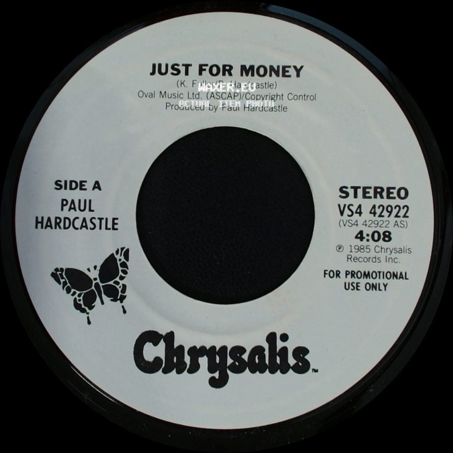 Paul Hardcastle - Just For Money / Just For Money side A