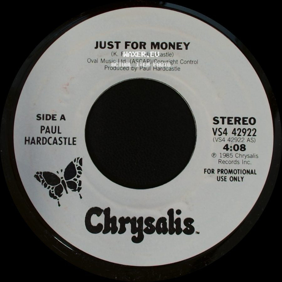 Paul Hardcastle - Just For Money / Just For Money side B