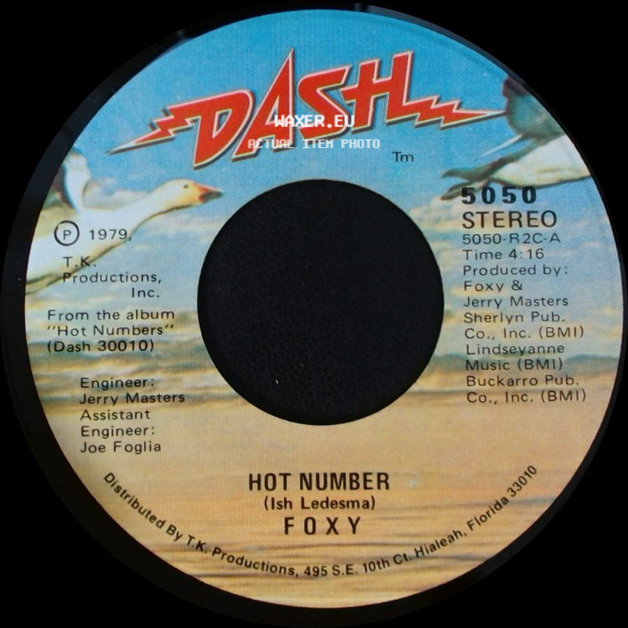Foxy - Call It Love / Hot Number side B