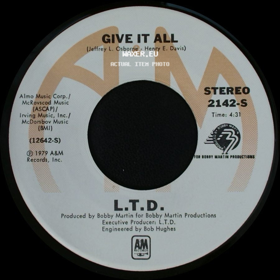 L.T.D. - Give It All / Dance "N" Sing "N" side A