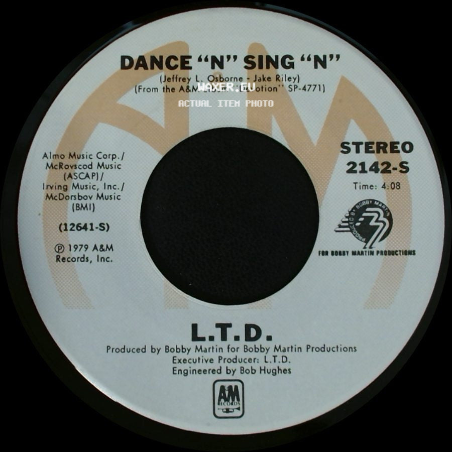 L.T.D. - Give It All / Dance "N" Sing "N" side B