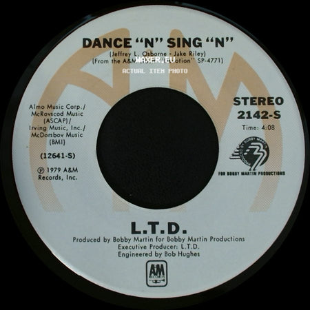 L.T.D. - Give It All / Dance "N" Sing "N" side B