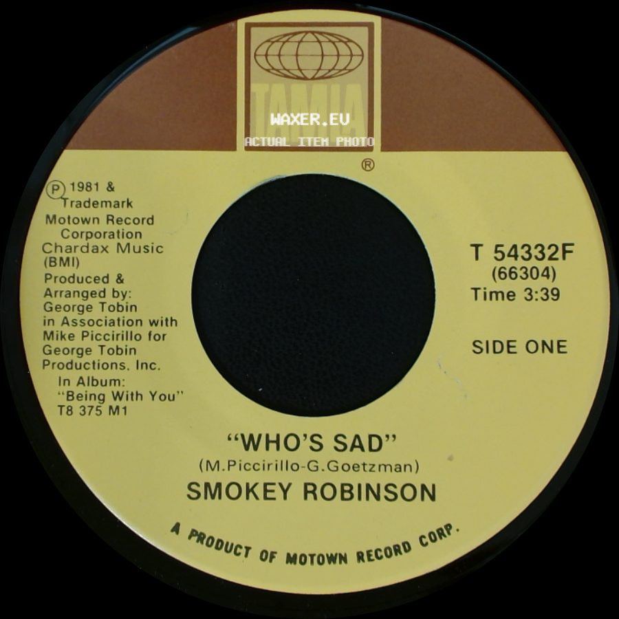 Smokey Robinson - Who's Sad / Food For Thought side A