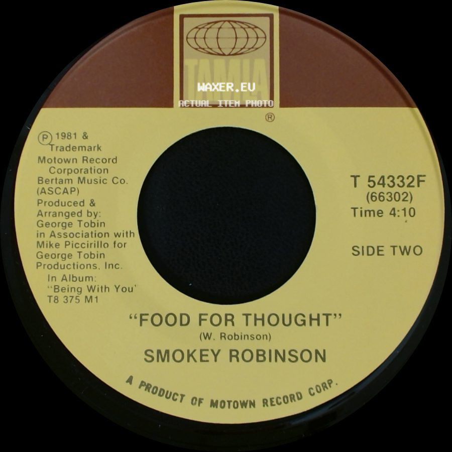 Smokey Robinson - Who's Sad / Food For Thought side B