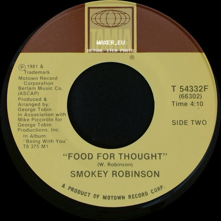 Smokey Robinson - Who's Sad / Food For Thought side B