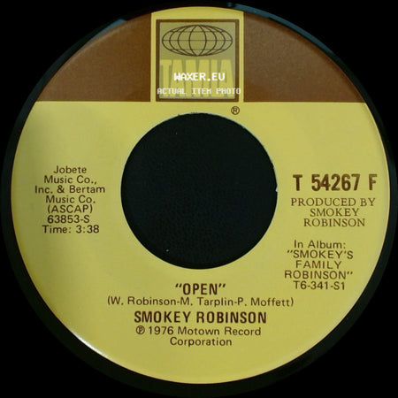 Smokey Robinson - Open / Coincidentally side A