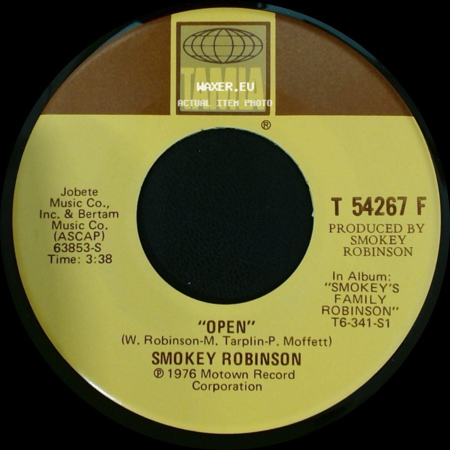 Smokey Robinson - Open / Coincidentally side A