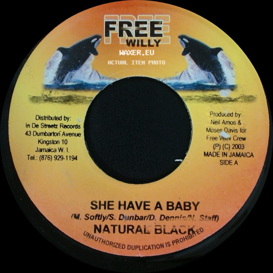 Natural Black / Ritchie Rich - She Have A Baby / What's Up side A