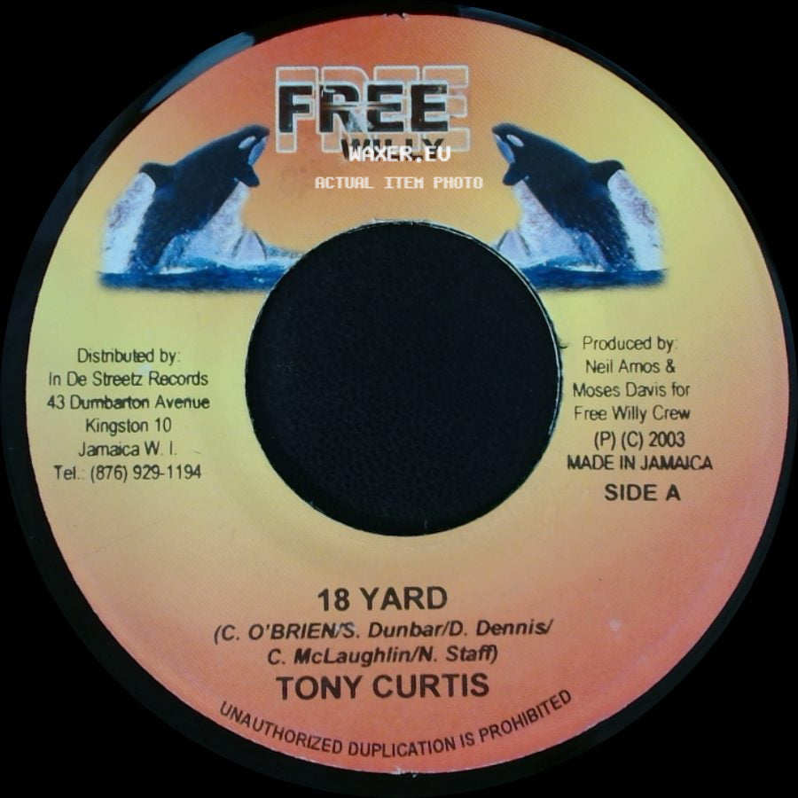 Freeze Niggaz / Tony Curtis - Wicker Man / 18 Yard side B