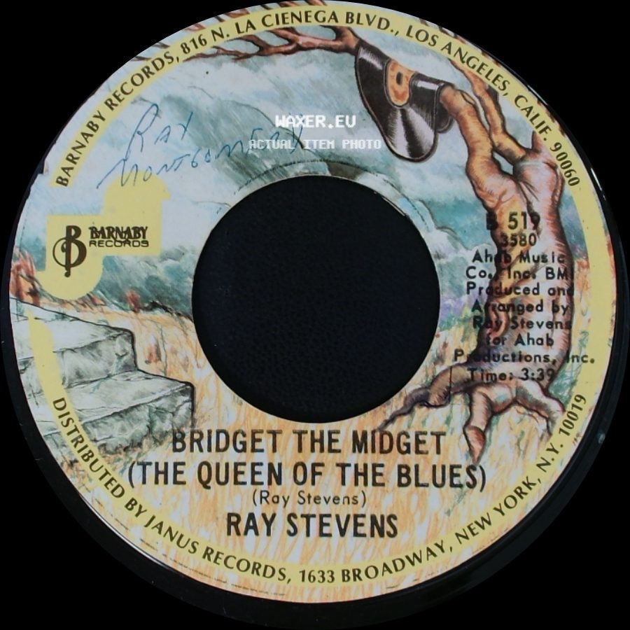 Ray Stevens - Have A Little Talk With Myself / Bridget The Midget (The Queen Of The Blues) side B