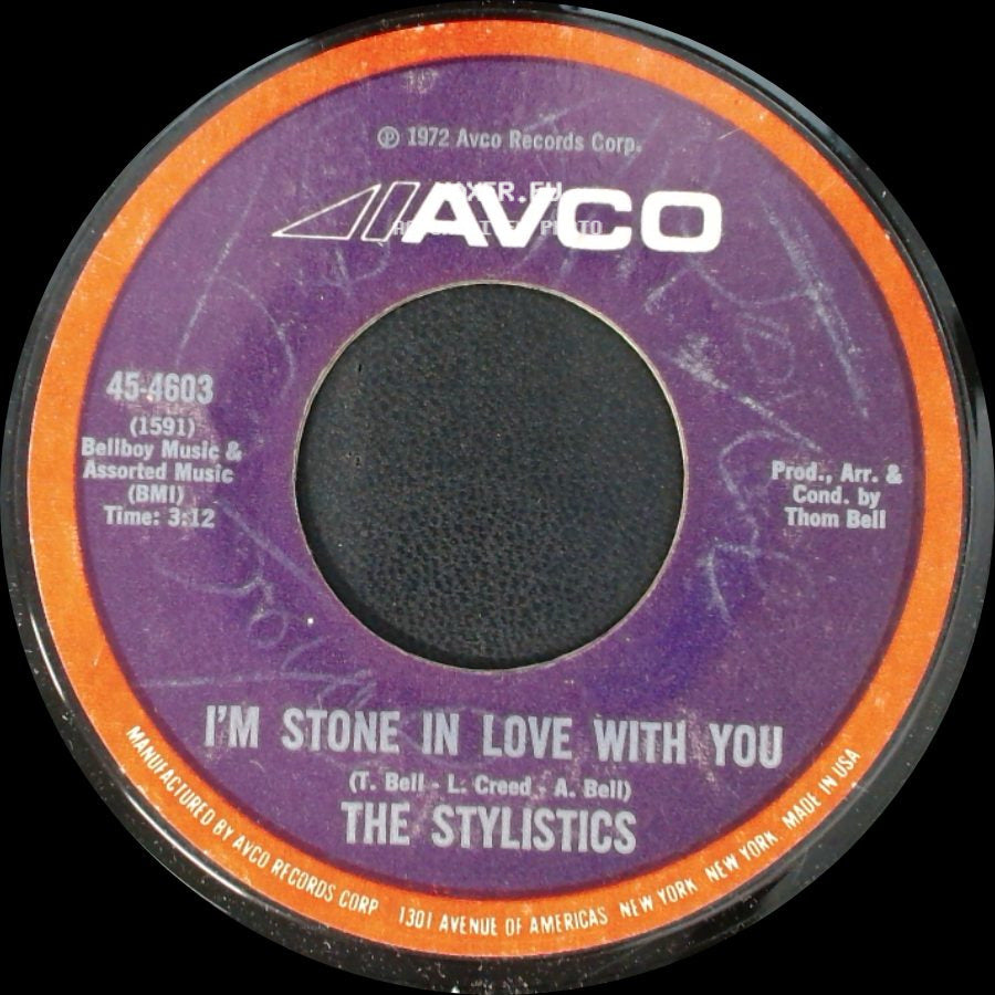 The Stylistics - I'm Stone In Love With You / Make It Last side A
