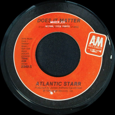 Atlantic Starr - Does It Matter / Send For Me side A