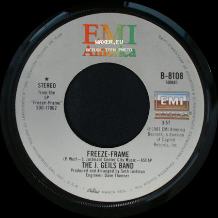 The J. Geils Band - Freeze-Frame / Flamethrower side A