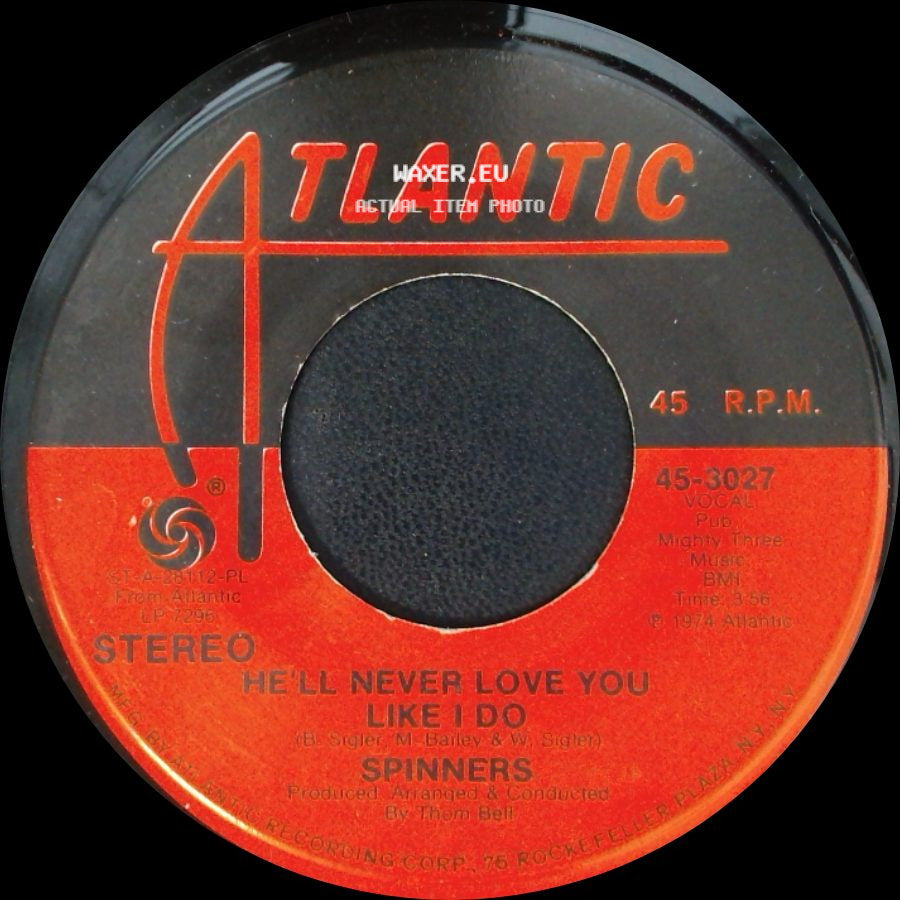 Spinners - I'm Coming Home / He'll Never Love You Like I Do side B